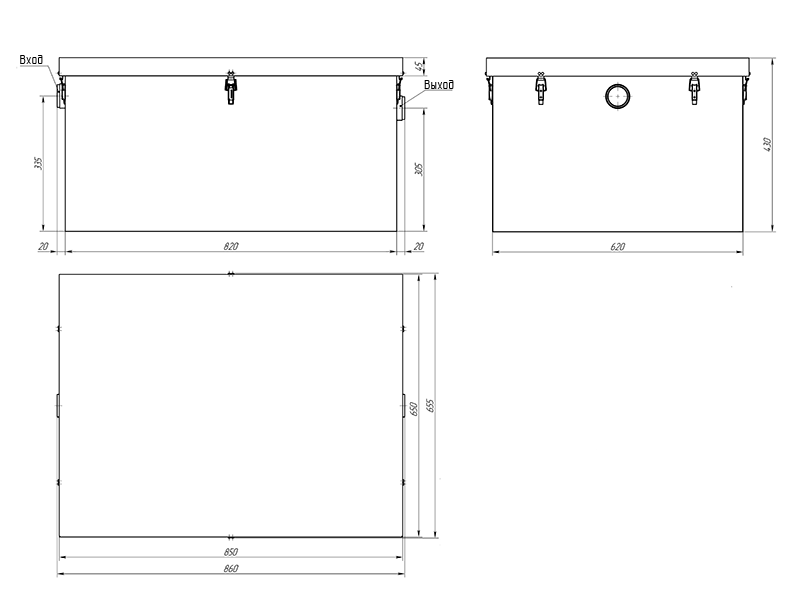 Жироуловитель под мойку Alta M-In 1.5-125